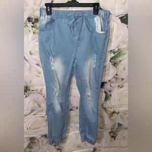 Women’s GoGo Jeans drawstring jogging jeans size 15/32​​​​​​​​​​​​​​​​​​
